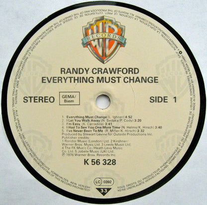 Randy Crawford : Everything Must Change (LP, Album, RE)