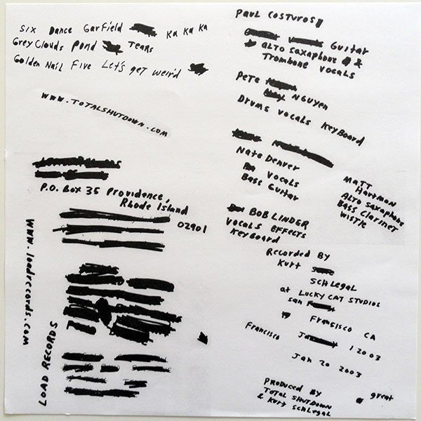 Total Shutdown : Total Shutdown (LP, Album)