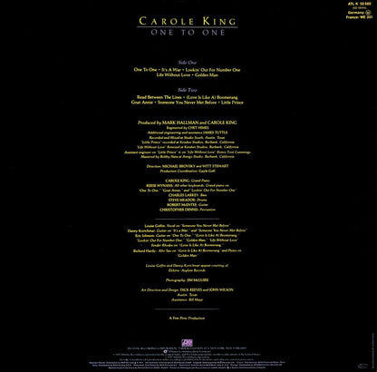 Carole King : One To One (LP, Album)