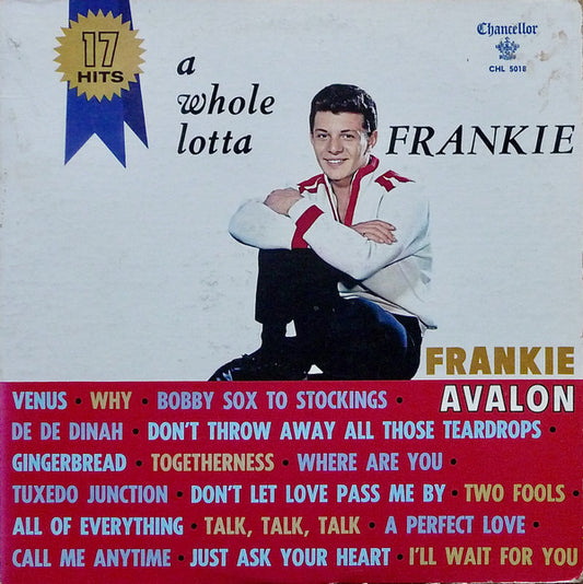 Frankie Avalon : A Whole Lotta Frankie (LP, Comp, Mono)