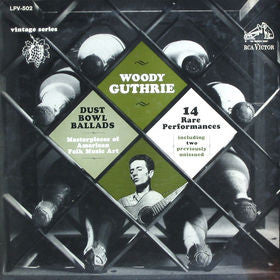 Woody Guthrie : Dust Bowl Ballads (LP, Comp, RE)