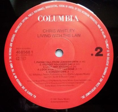 Chris Whitley : Living With The Law (LP, Album)