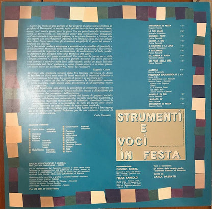 Carla Dassatti : Strumenti E Voci In Festa (LP, Album)