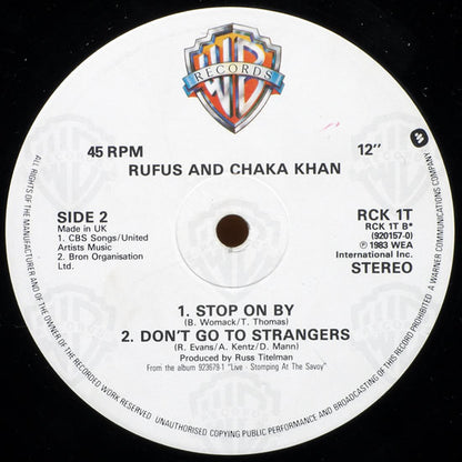 Rufus & Chaka Khan : Ain't Nobody (12")