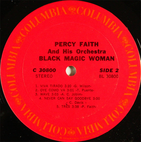 Percy Faith & His Orchestra : Black Magic Woman (LP, Album, Pit)