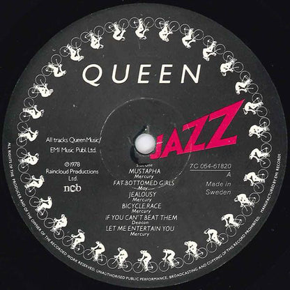 Queen : Jazz (LP, Album, Gat)