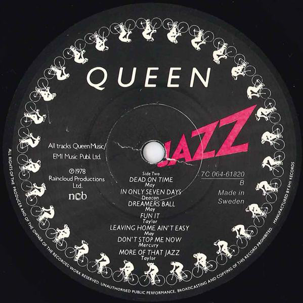 Queen : Jazz (LP, Album, Gat)