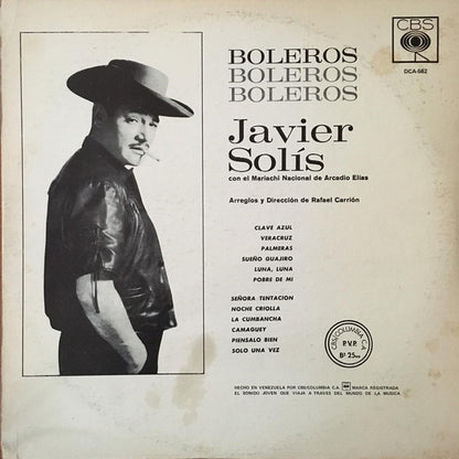 Javier Solís : Boleros Boleros Boleros (LP)