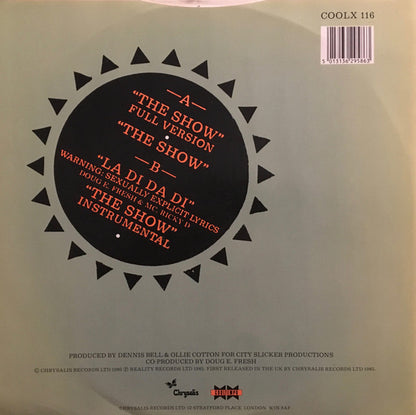 Doug E. Fresh And The Get Fresh Crew / Doug E. Fresh & M.C. Ricky D : The Show / La Di Da Di (12", M/Print)