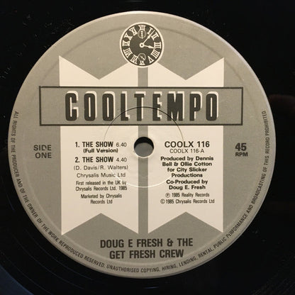 Doug E. Fresh And The Get Fresh Crew / Doug E. Fresh & M.C. Ricky D : The Show / La Di Da Di (12", M/Print)