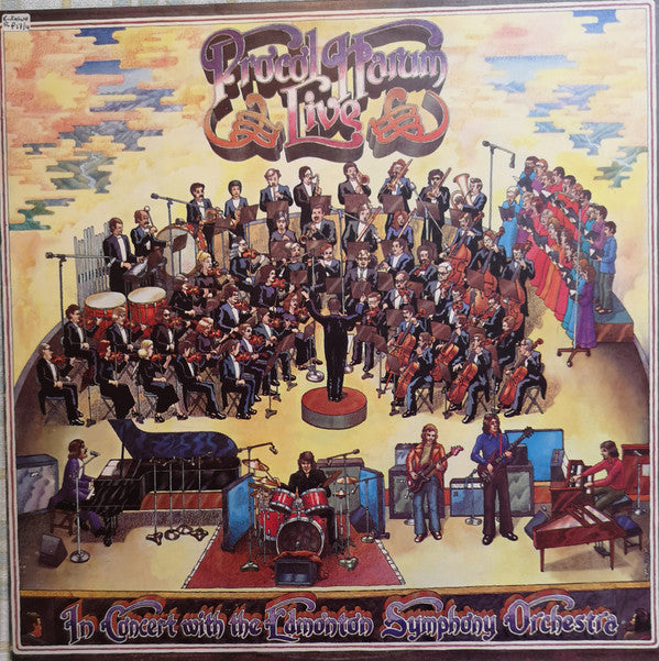 Procol Harum In Concert With The Edmonton Symphony Orchestra : Live (LP, Album, RE)