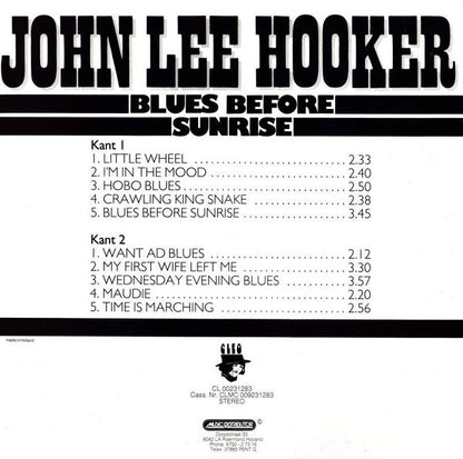 John Lee Hooker : Blues Before Sunrise (LP, Comp)