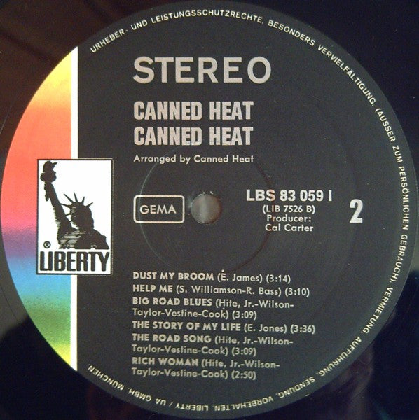 Canned Heat : Canned Heat (LP, Album, RE)