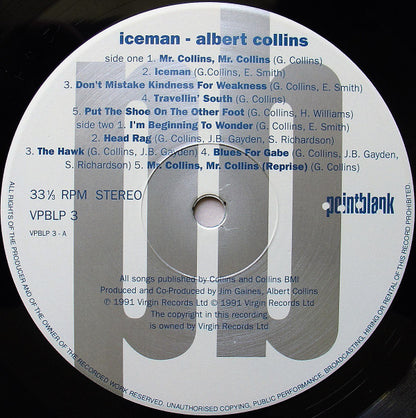 Albert Collins : Iceman (LP, Album)