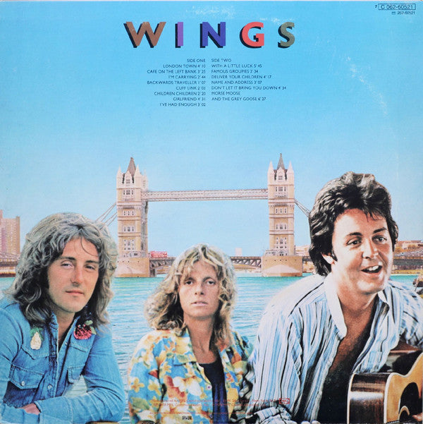 Wings (2) : London Town (LP, Album)