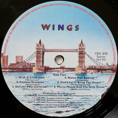 Wings (2) : London Town (LP, Album)