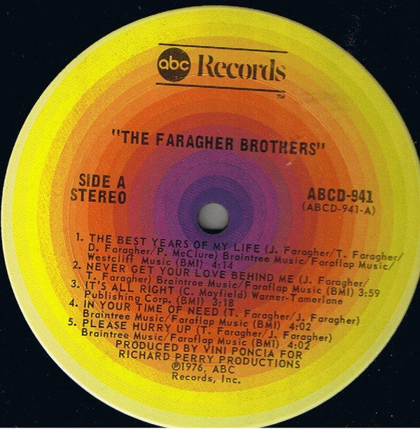 Faragher Bros : The Faragher Brothers (LP, Album)