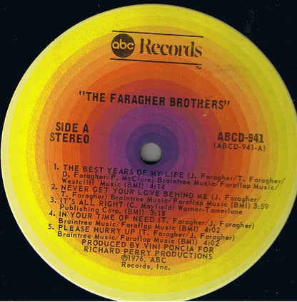 Faragher Bros : The Faragher Brothers (LP, Album)