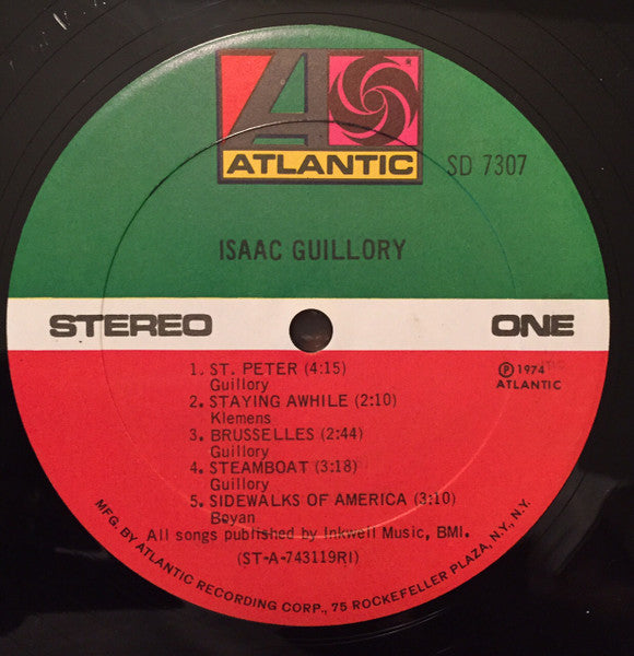 Isaac Guillory : Isaac Guillory (LP, Album, Ric)