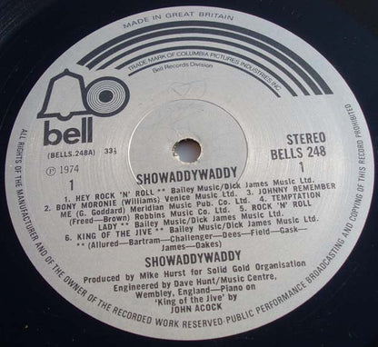 Showaddywaddy : Showaddywaddy (LP)