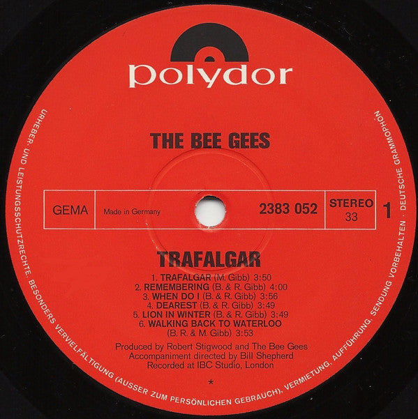 Bee Gees : Trafalgar (LP, Album)