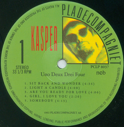 Kasper Winding : Uno Deux Drei Four (LP, Album)