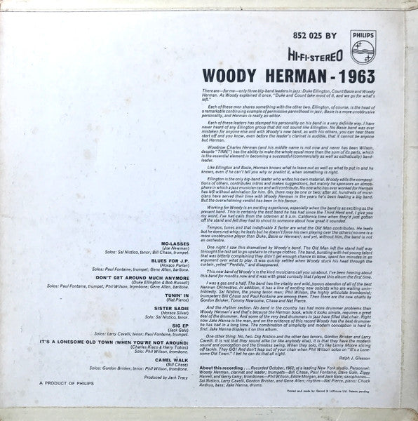 Woody Herman : 1963 – The Swingin’est Big Band Ever (LP, Album)