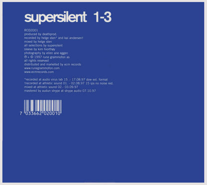 Supersilent : 1-3 (3xCD, Album, RE)
