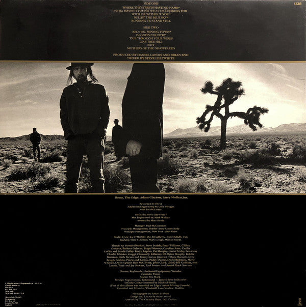 U2 : The Joshua Tree (LP, Album, Gat)