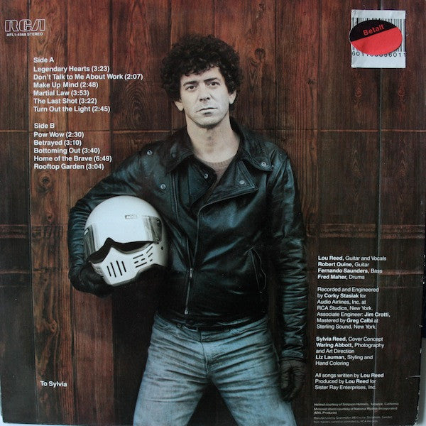 Lou Reed : Legendary Hearts (LP, Album)