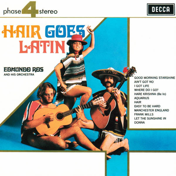 Edmundo Ros & His Orchestra : Hair Goes Latin (LP, Album)