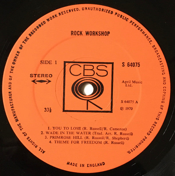 Rock Workshop : Rock Workshop (LP, Album)