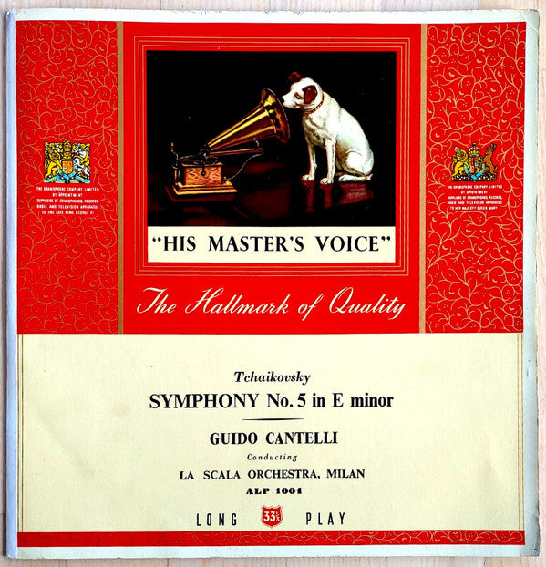 Pyotr Ilyich Tchaikovsky - Guido Cantelli Conducting Orchestra Del Teatro Alla Scala : Symphony No.5 In   E Minor (LP)