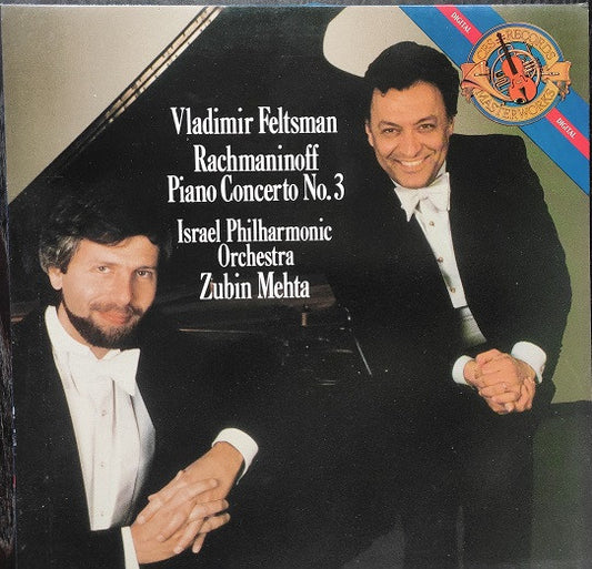 Sergei Vasilyevich Rachmaninoff, Vladimir Feltsman, Israel Philharmonic Orchestra, Zubin Mehta : Piano Concerto No. 3  (LP, Album)