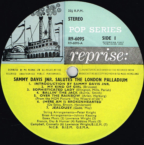 Sammy Davis Jr. : Salutes The London Palladium (LP)