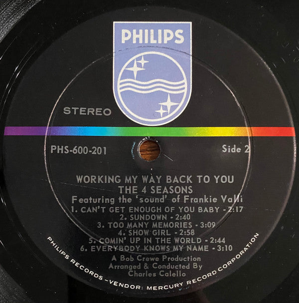 The Four Seasons : Working My Way Back To You (LP, Album)