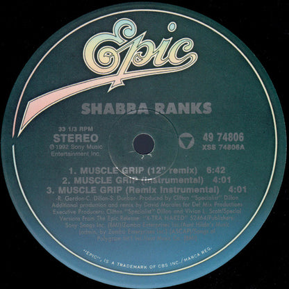 Shabba Ranks : Muscle Grip (12")