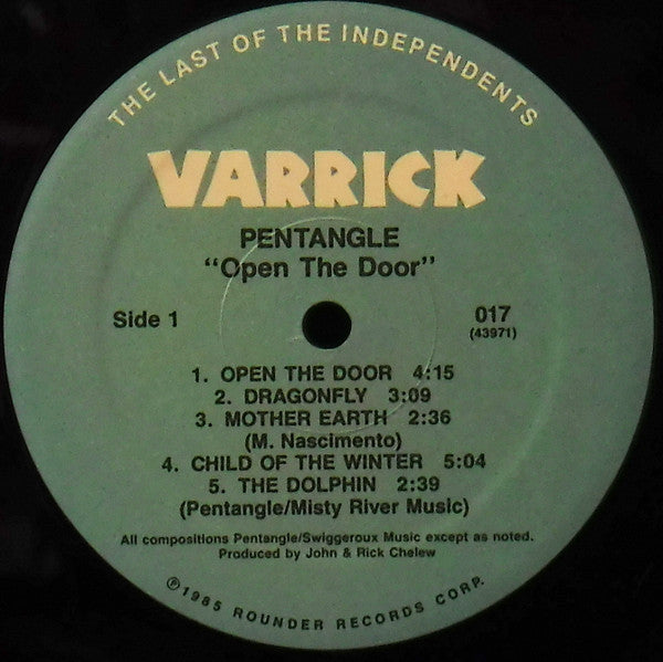 Pentangle : Open The Door (LP, Album)