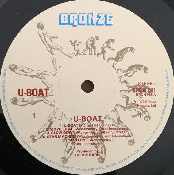 Woody Woodmansey's U-Boat : Woody Woodmansey's U-Boat (LP, Album)