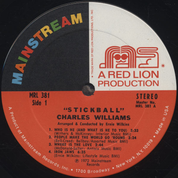 Charles Williams (15) : Stickball (LP, Album)