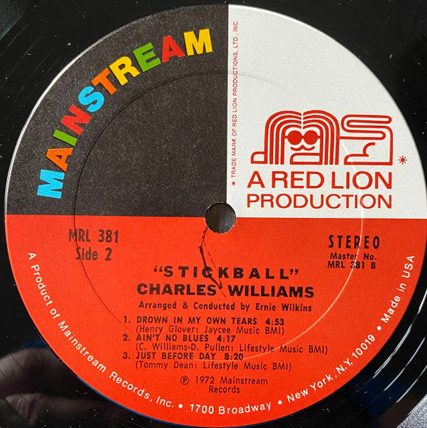 Charles Williams (15) : Stickball (LP, Album)