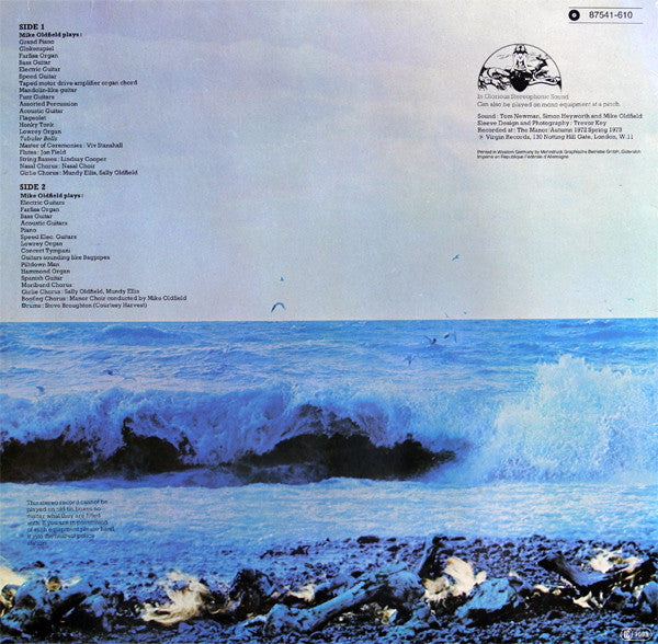 Mike Oldfield : Tubular Bells (LP, Album, RE)