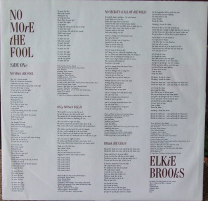 Elkie Brooks : No More The Fool (LP, Album)