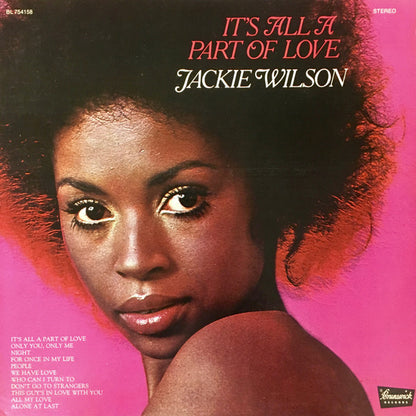 Jackie Wilson : It's All A Part Of Love (LP)