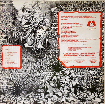 Black Stalin : In Ah Earlier Time (LP, Album)