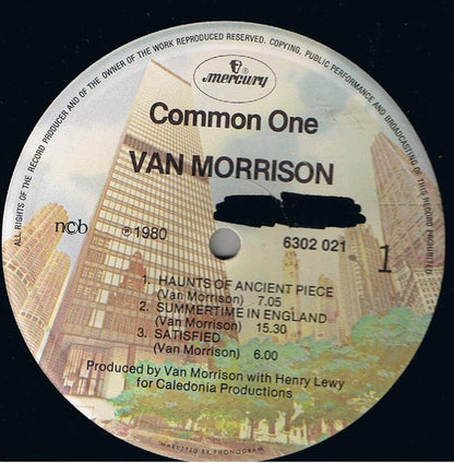 Van Morrison : Common One (LP, Album)