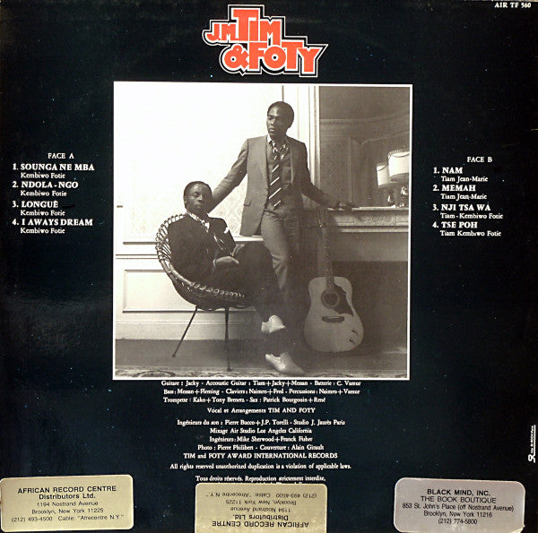 J.M. Tim & Foty : Help (LP)