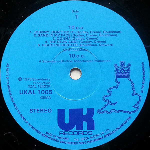 10cc : 10cc (LP, Album)