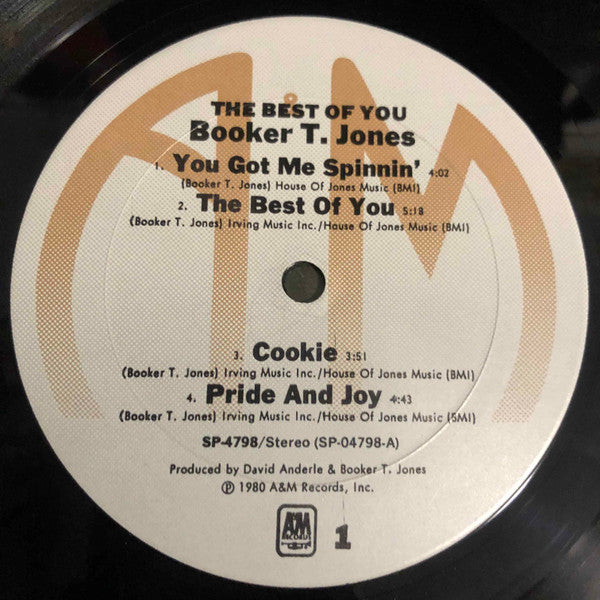 Booker T. Jones : The Best Of You (LP, Album)
