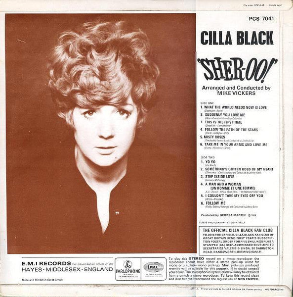 Cilla Black : Sher-oo! (LP, Album)